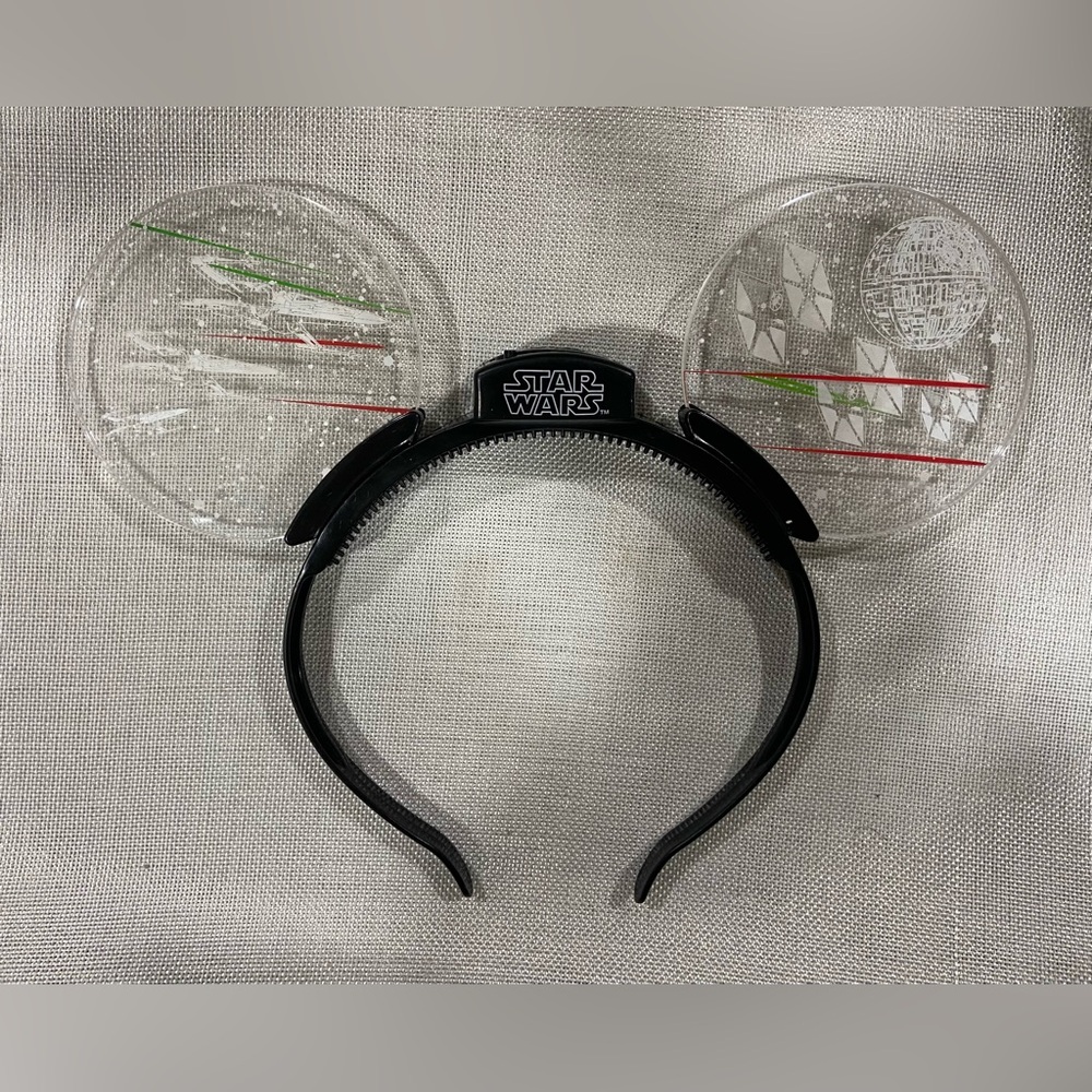 Disney Parks Star Wars Light Up Mickey Mouse Ears Headband